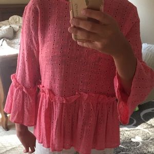 Pink asos shirt